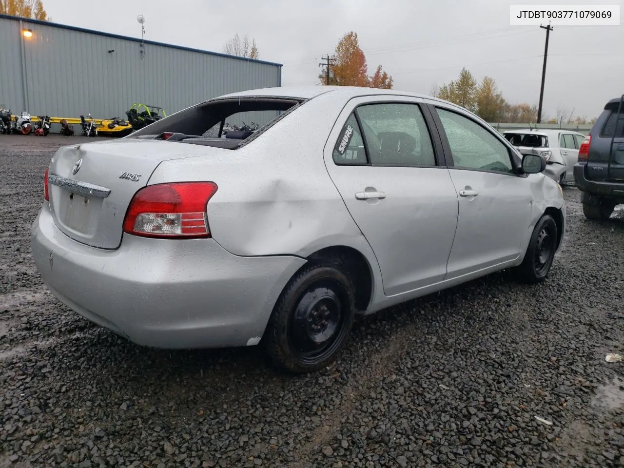 2007 Toyota Yaris VIN: JTDBT903771079069 Lot: 80396094