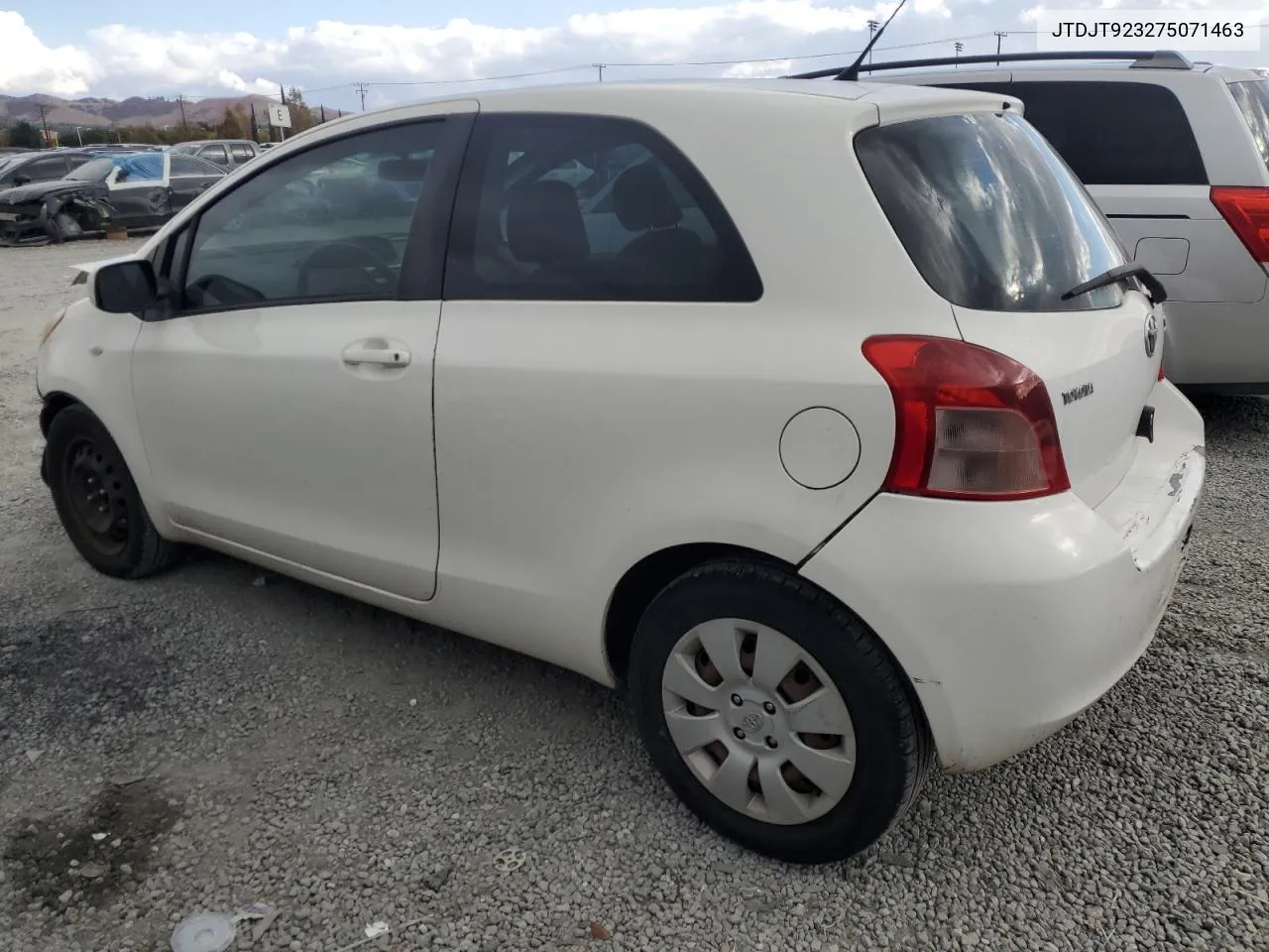 2007 Toyota Yaris VIN: JTDJT923275071463 Lot: 81198754