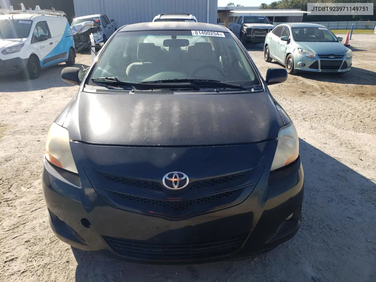 2007 Toyota Yaris VIN: JTDBT923971149751 Lot: 81400254