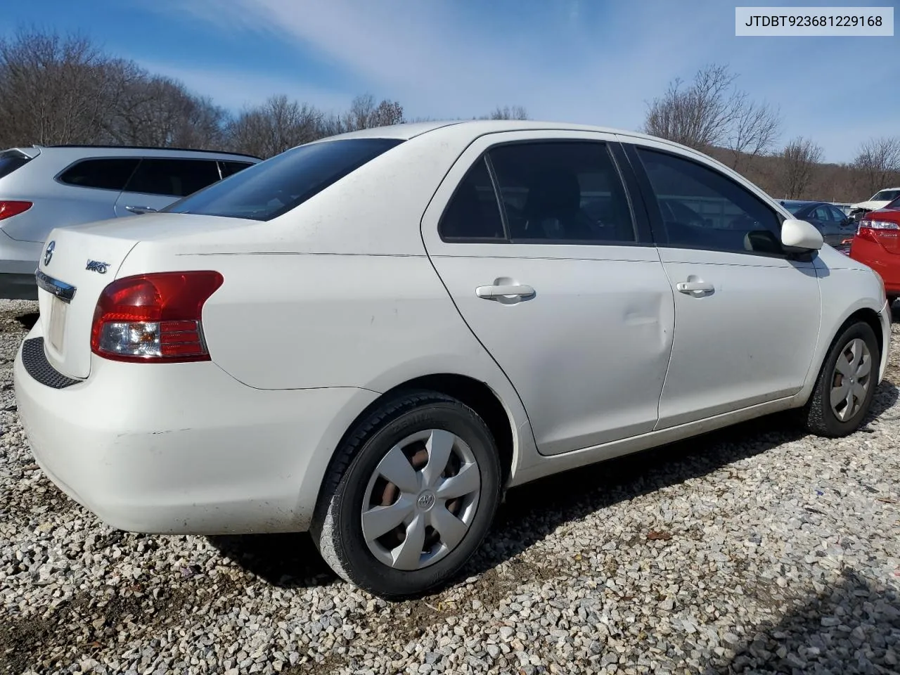 2008 Toyota Yaris VIN: JTDBT923681229168 Lot: 41705634