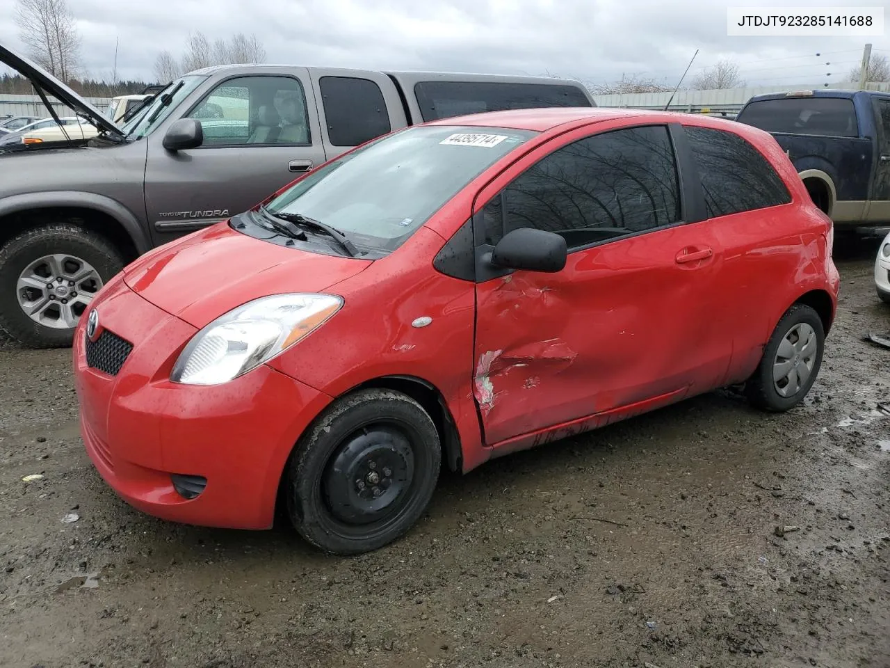 2008 Toyota Yaris VIN: JTDJT923285141688 Lot: 44395714