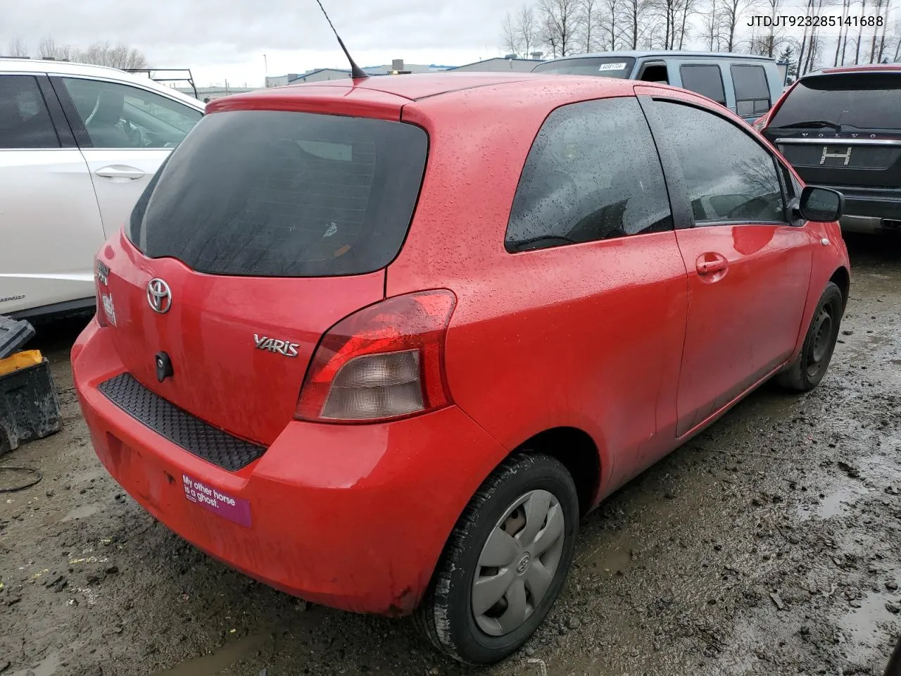 2008 Toyota Yaris VIN: JTDJT923285141688 Lot: 44395714