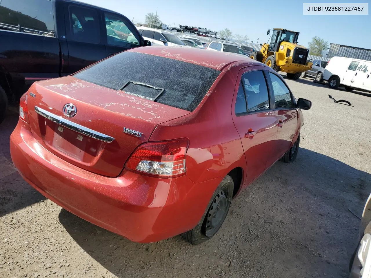 JTDBT923681227467 2008 Toyota Yaris