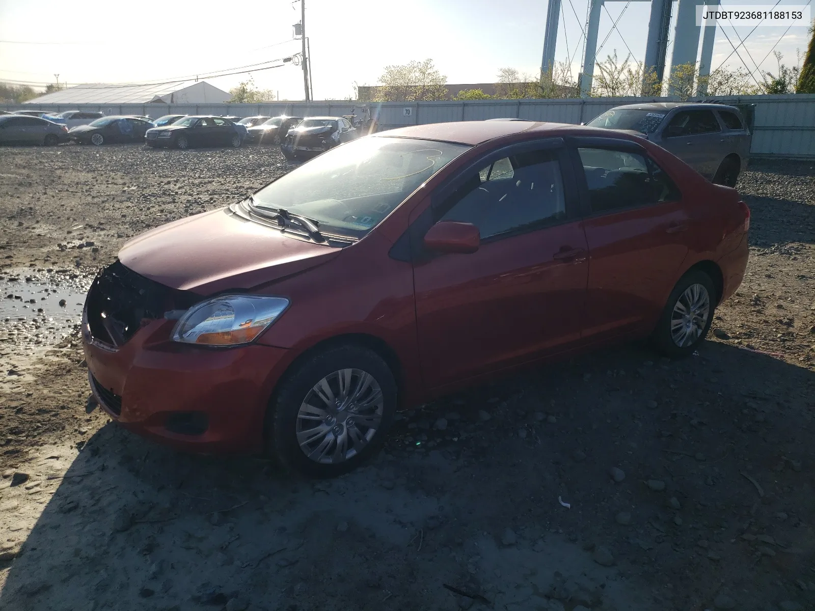 JTDBT923681188153 2008 Toyota Yaris