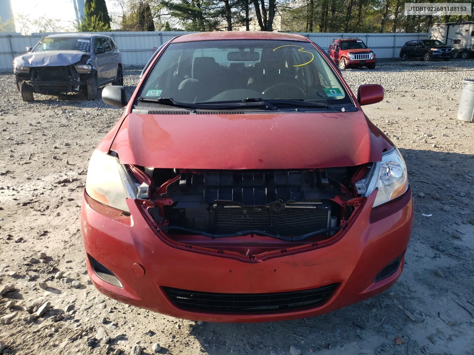 JTDBT923681188153 2008 Toyota Yaris