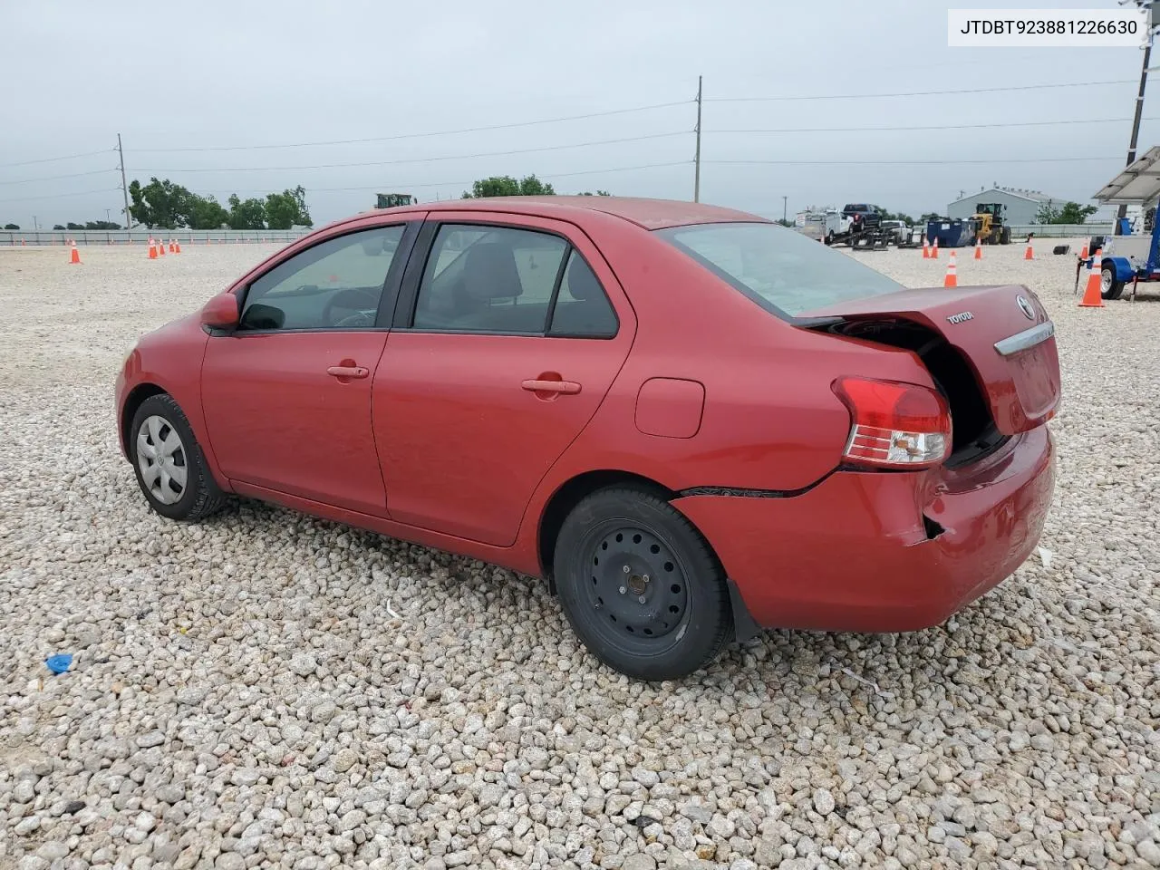 2008 Toyota Yaris VIN: JTDBT923881226630 Lot: 54695224