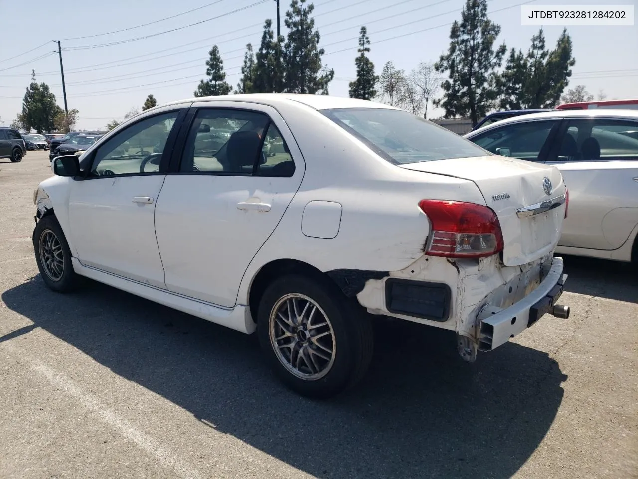 2008 Toyota Yaris VIN: JTDBT923281284202 Lot: 55702134