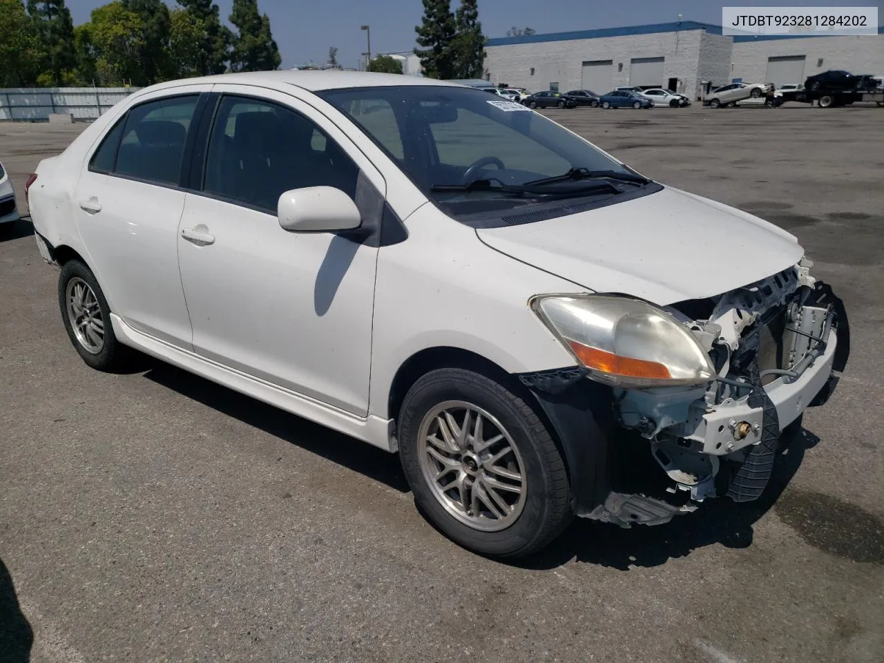 2008 Toyota Yaris VIN: JTDBT923281284202 Lot: 55702134