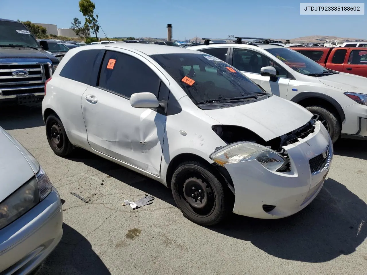 2008 Toyota Yaris VIN: JTDJT923385188602 Lot: 56962444