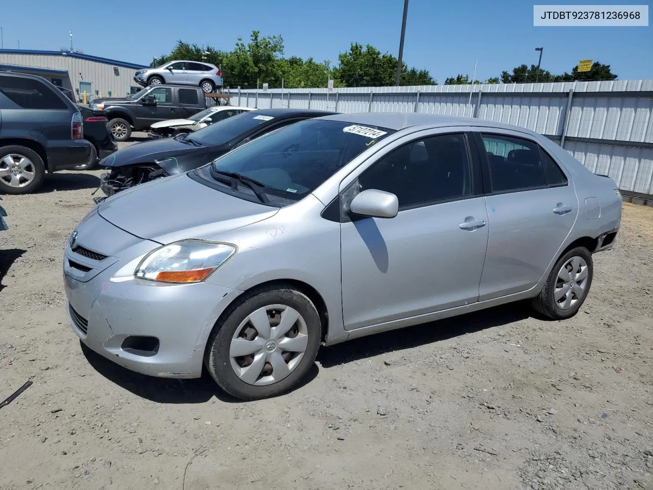 JTDBT923781236968 2008 Toyota Yaris