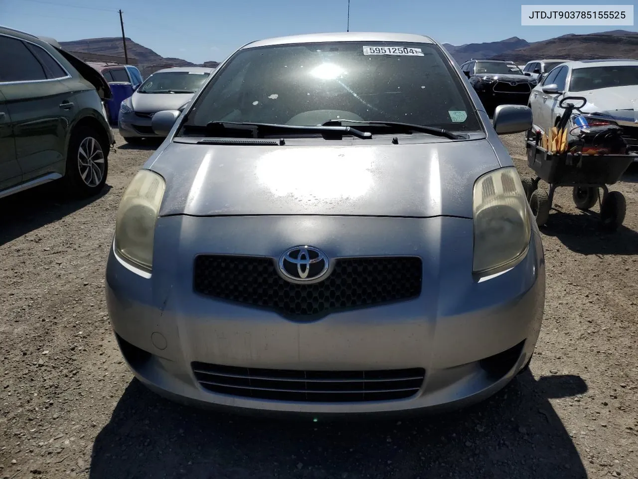 JTDJT903785155525 2008 Toyota Yaris