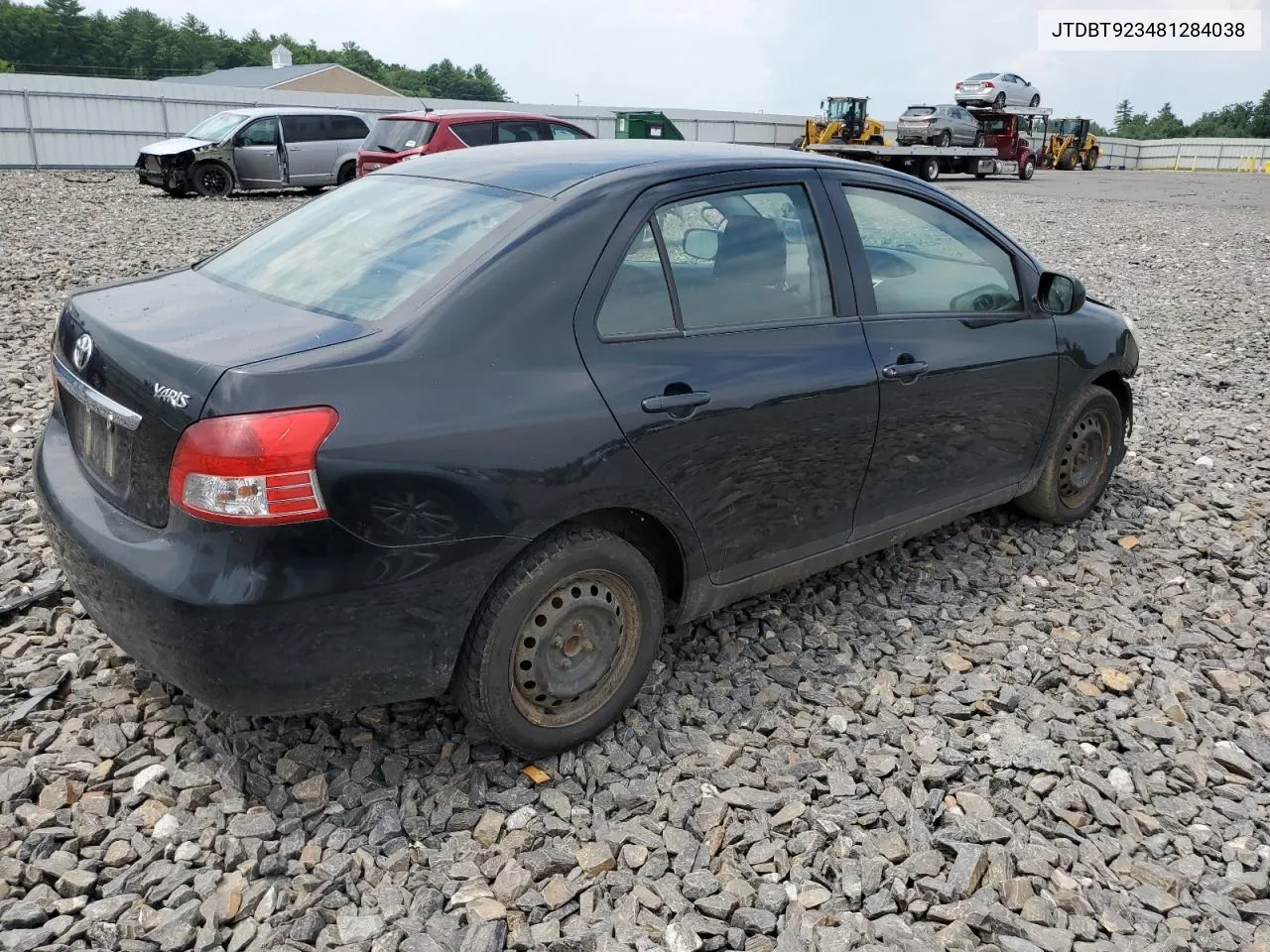 2008 Toyota Yaris VIN: JTDBT923481284038 Lot: 61983344