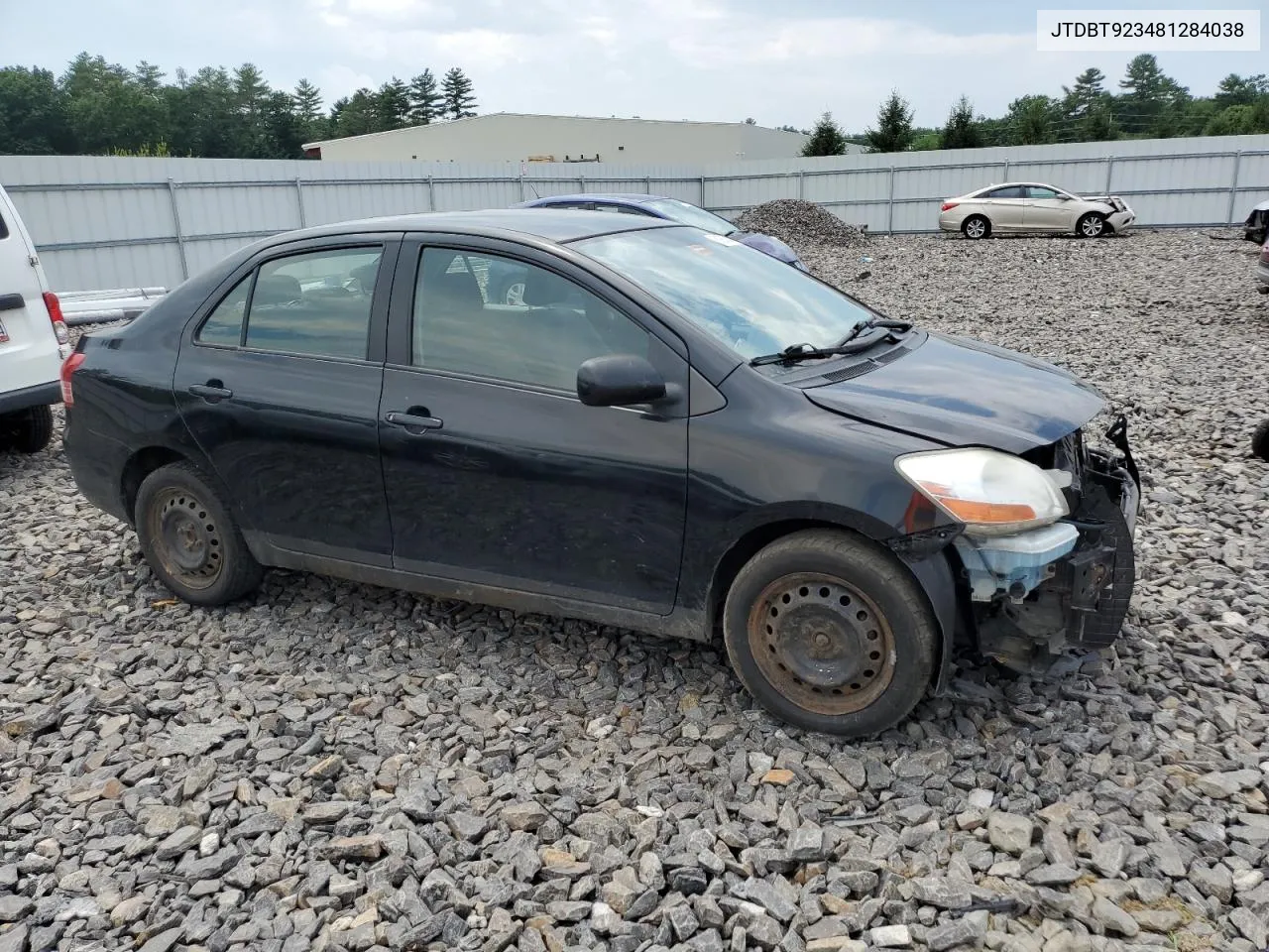 2008 Toyota Yaris VIN: JTDBT923481284038 Lot: 61983344