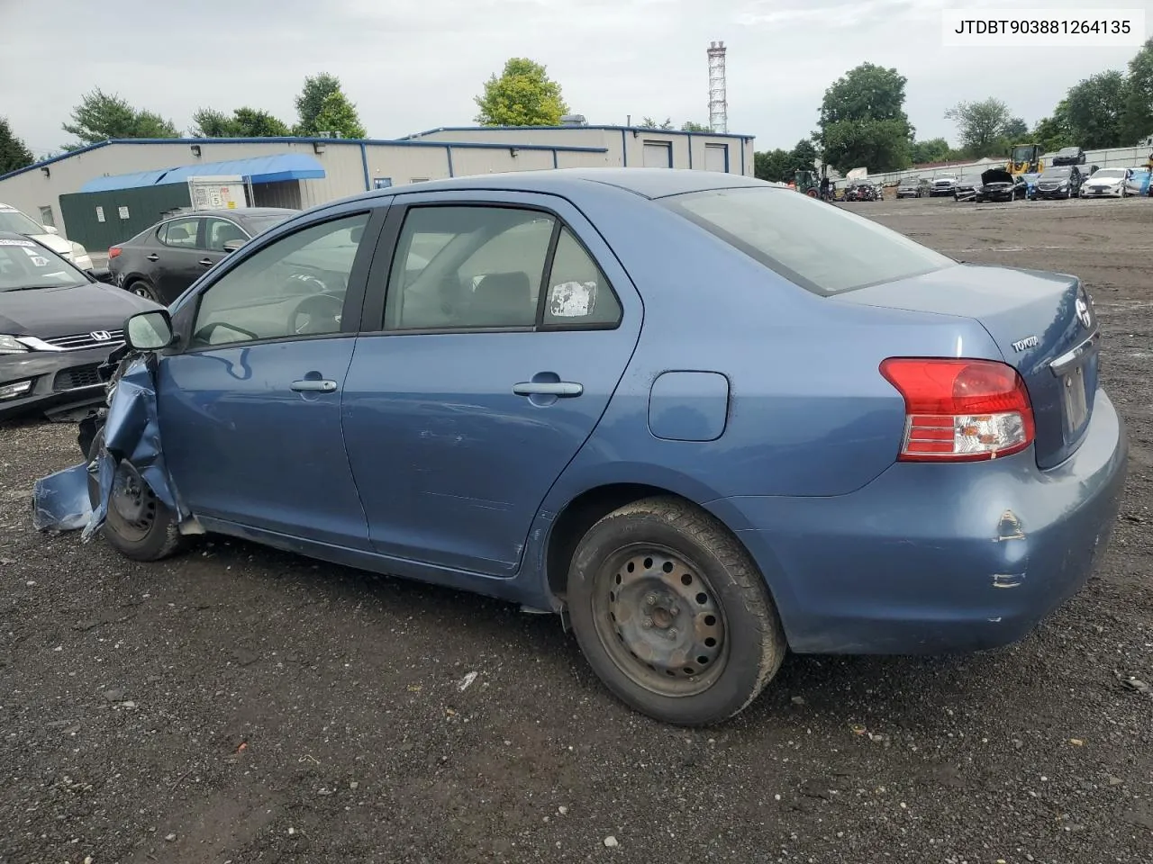 2008 Toyota Yaris VIN: JTDBT903881264135 Lot: 63103054