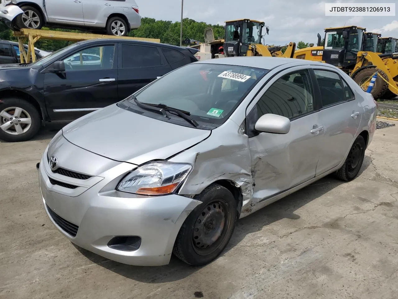 JTDBT923881206913 2008 Toyota Yaris