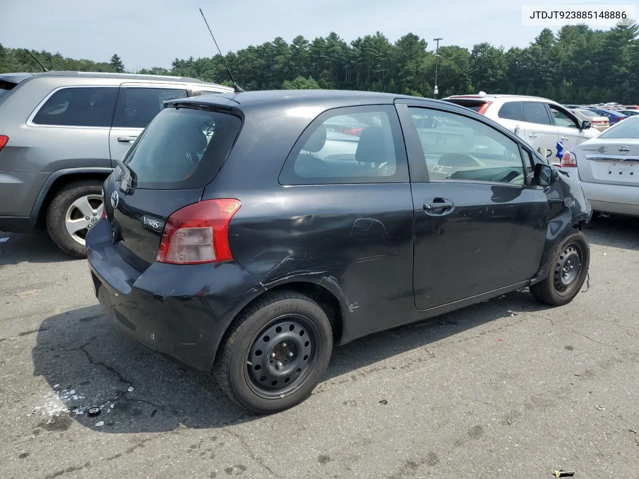 JTDJT923885148886 2008 Toyota Yaris