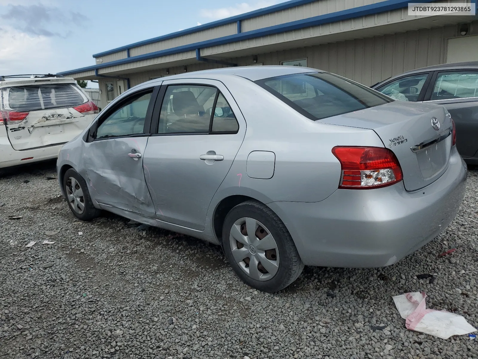 2008 Toyota Yaris VIN: JTDBT923781293865 Lot: 65115304