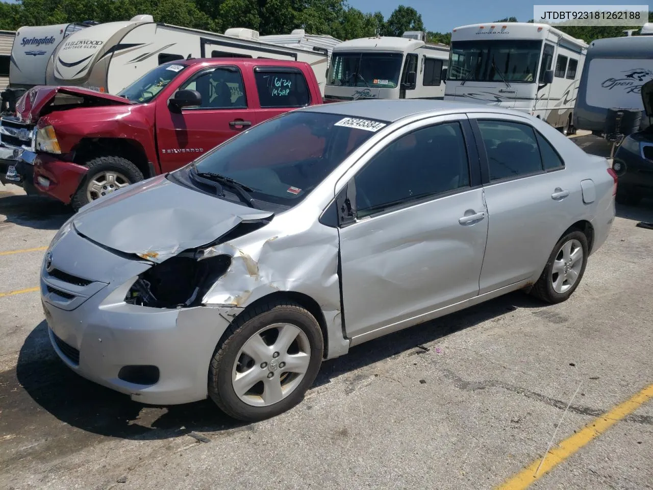 2008 Toyota Yaris VIN: JTDBT923181262188 Lot: 65245384