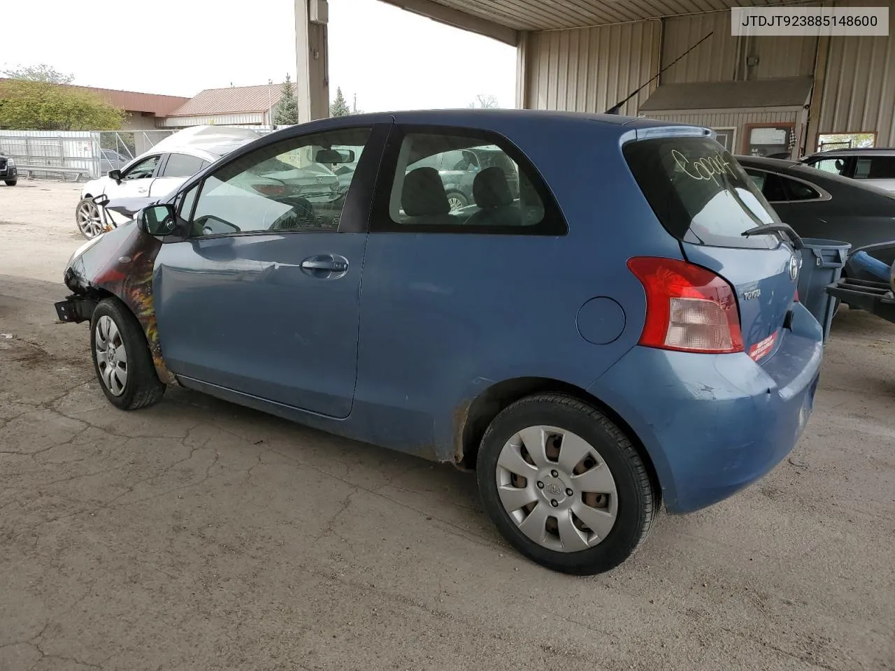 2008 Toyota Yaris VIN: JTDJT923885148600 Lot: 66327784