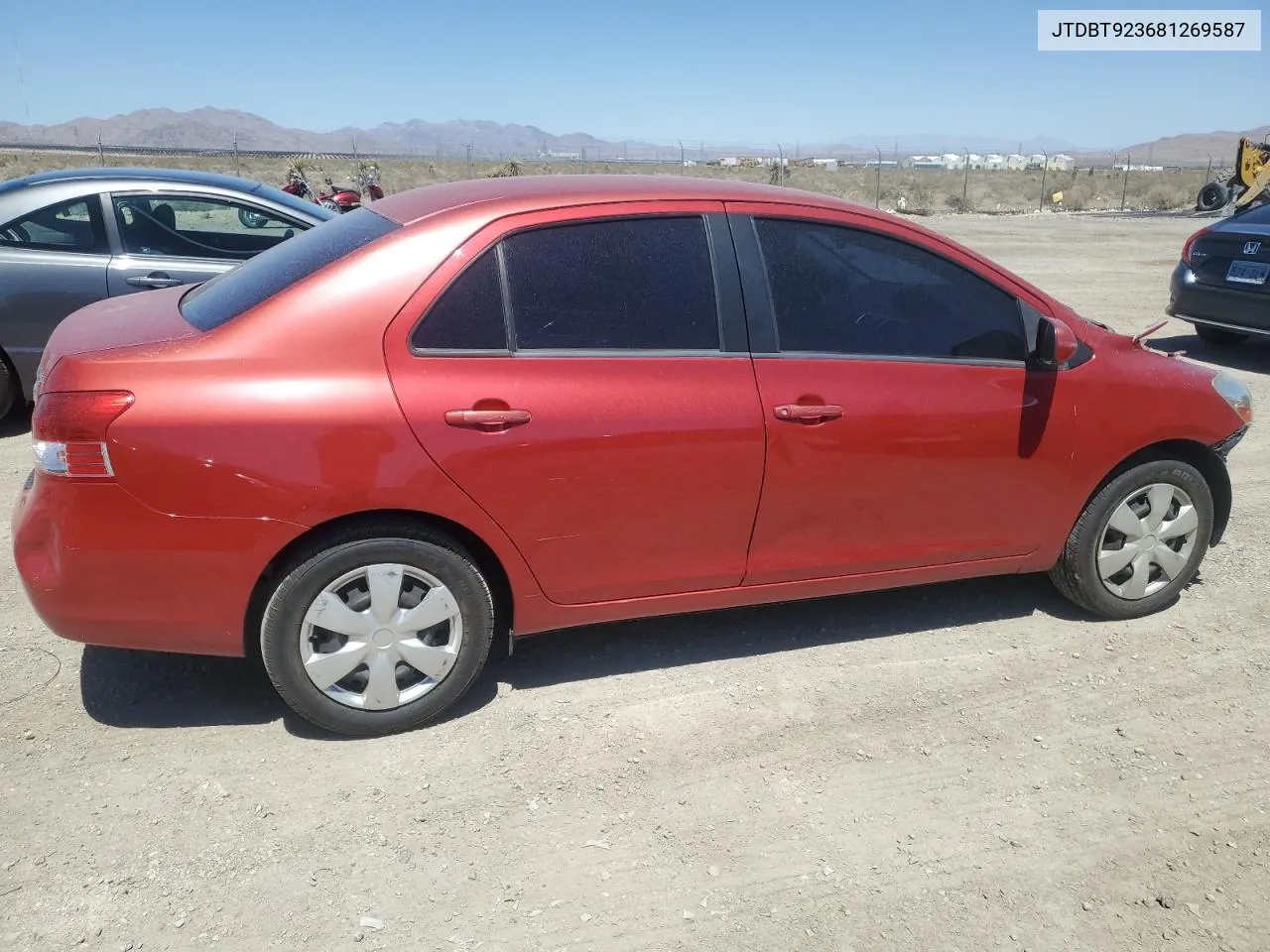 2008 Toyota Yaris VIN: JTDBT923681269587 Lot: 67334284