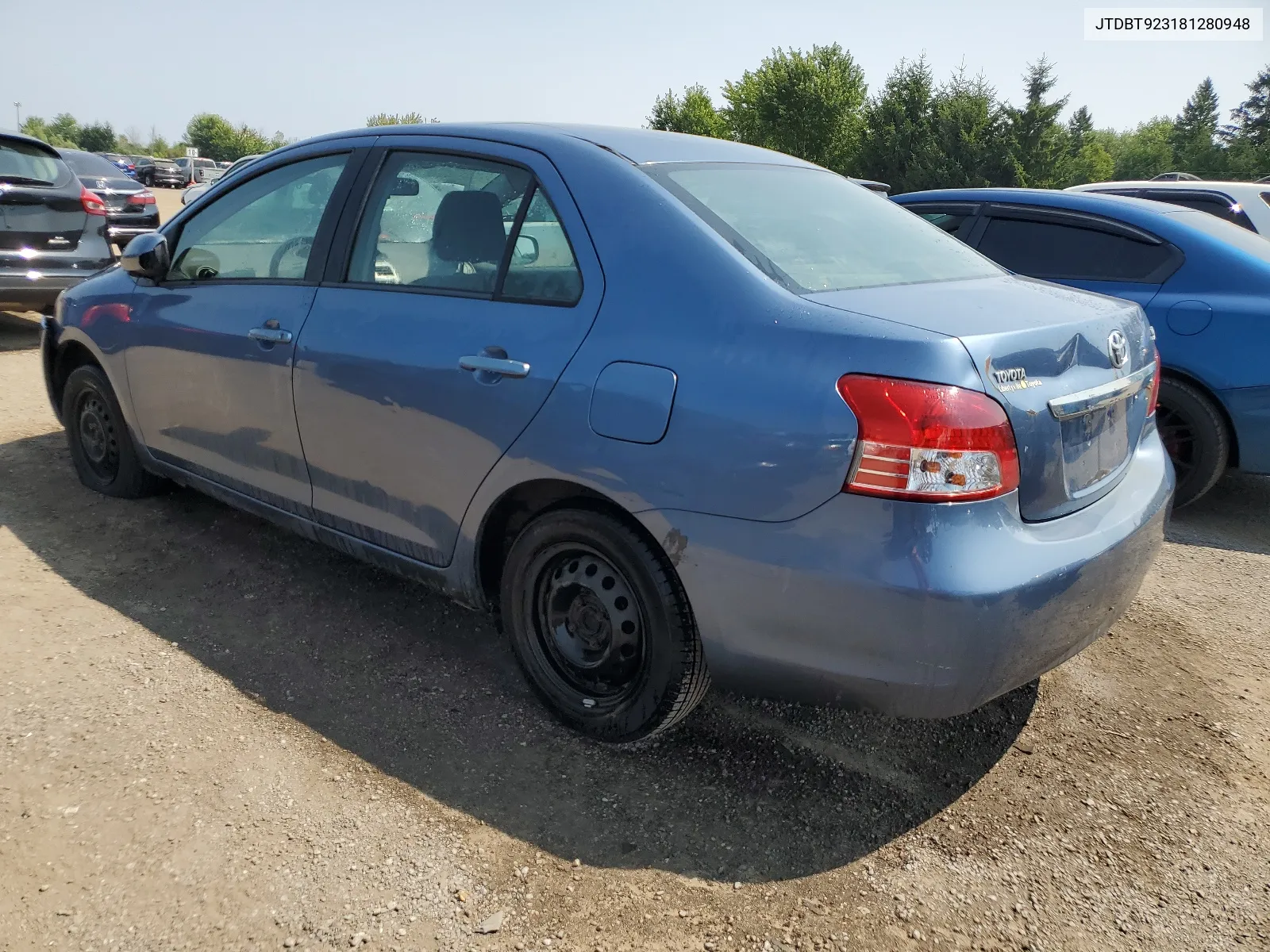 2008 Toyota Yaris VIN: JTDBT923181280948 Lot: 67342034