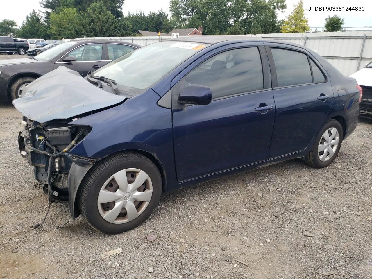 2008 Toyota Yaris VIN: JTDBT903381244830 Lot: 67657024