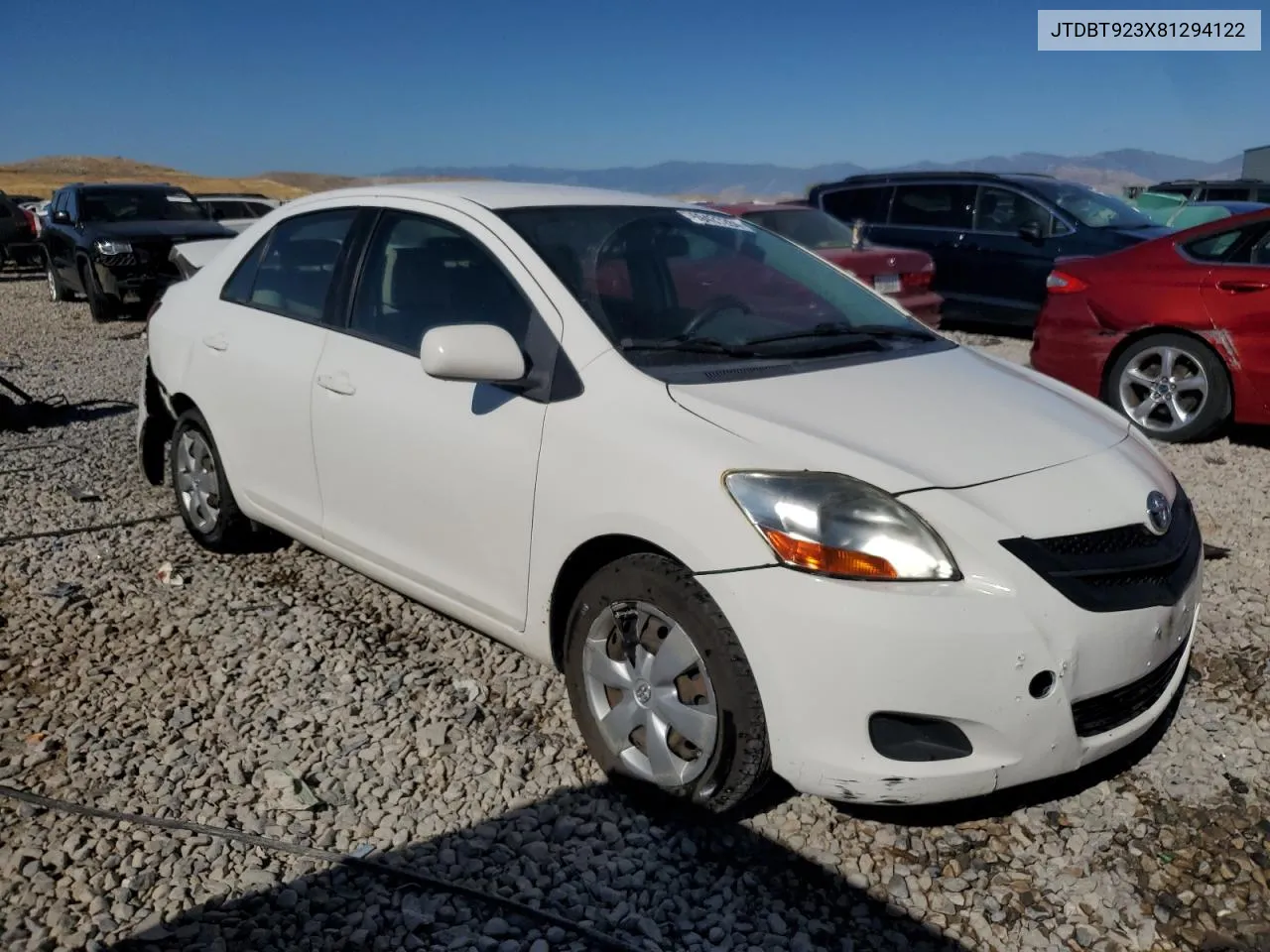 2008 Toyota Yaris VIN: JTDBT923X81294122 Lot: 69437284