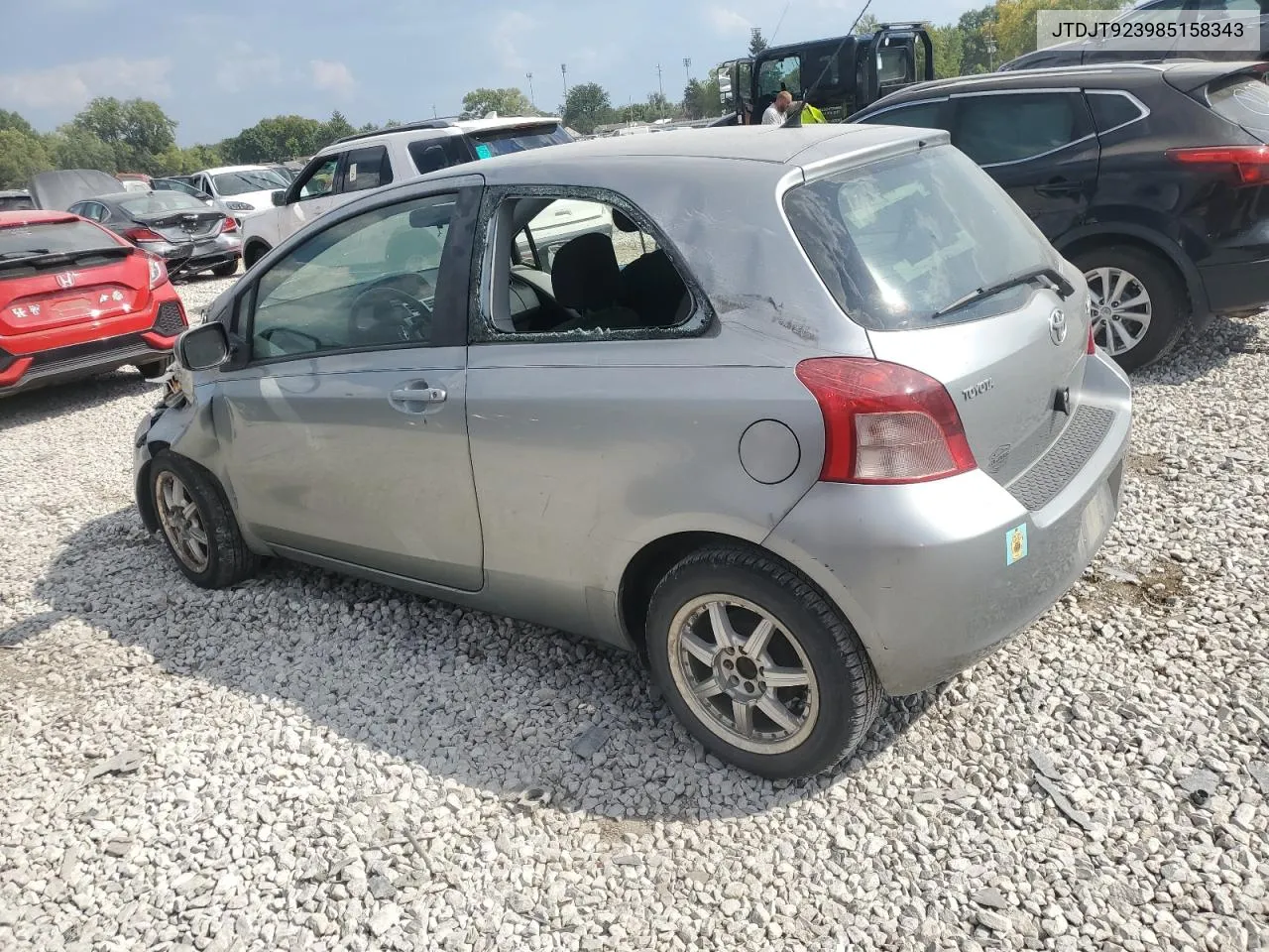 JTDJT923985158343 2008 Toyota Yaris