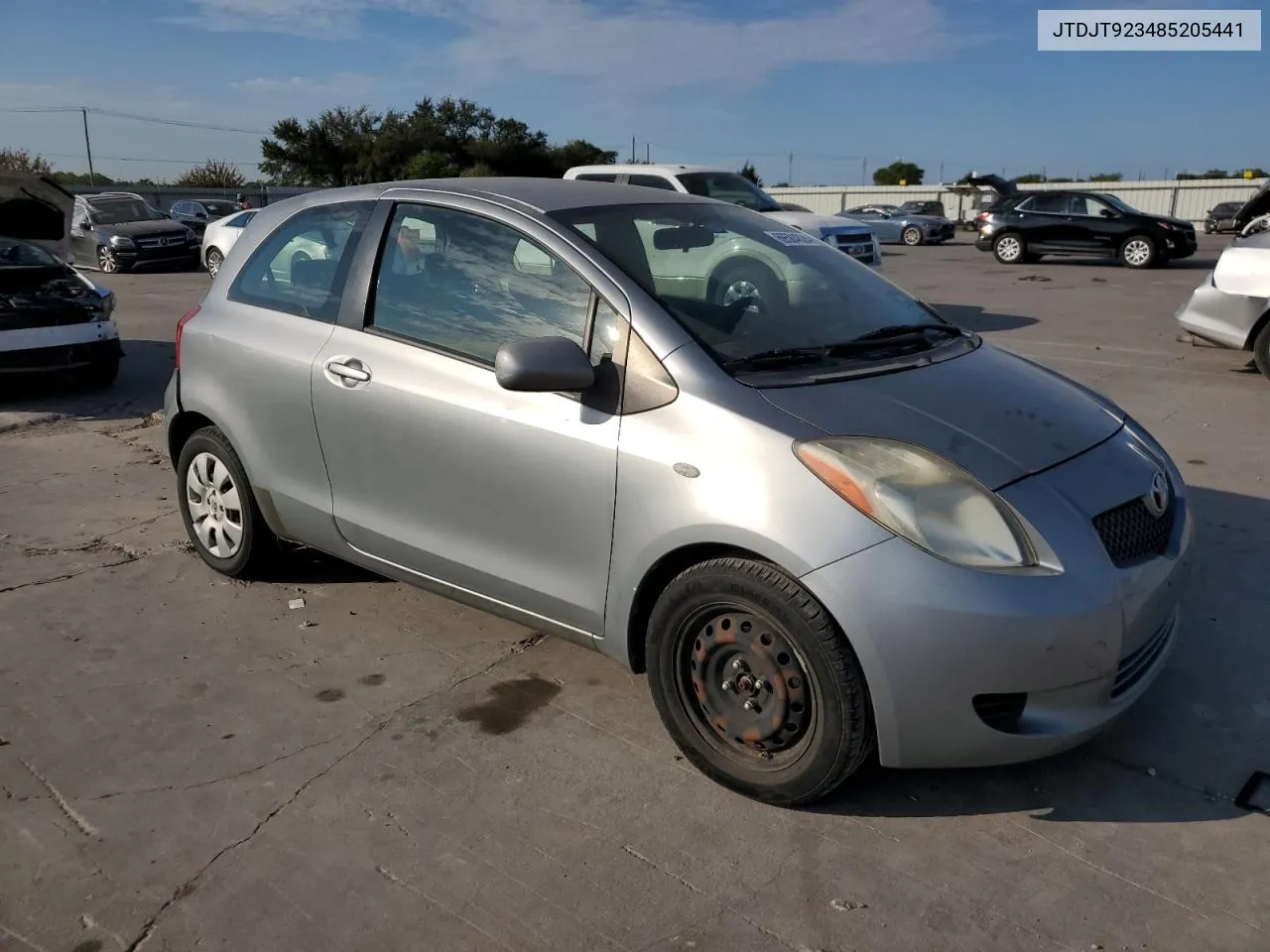 JTDJT923485205441 2008 Toyota Yaris