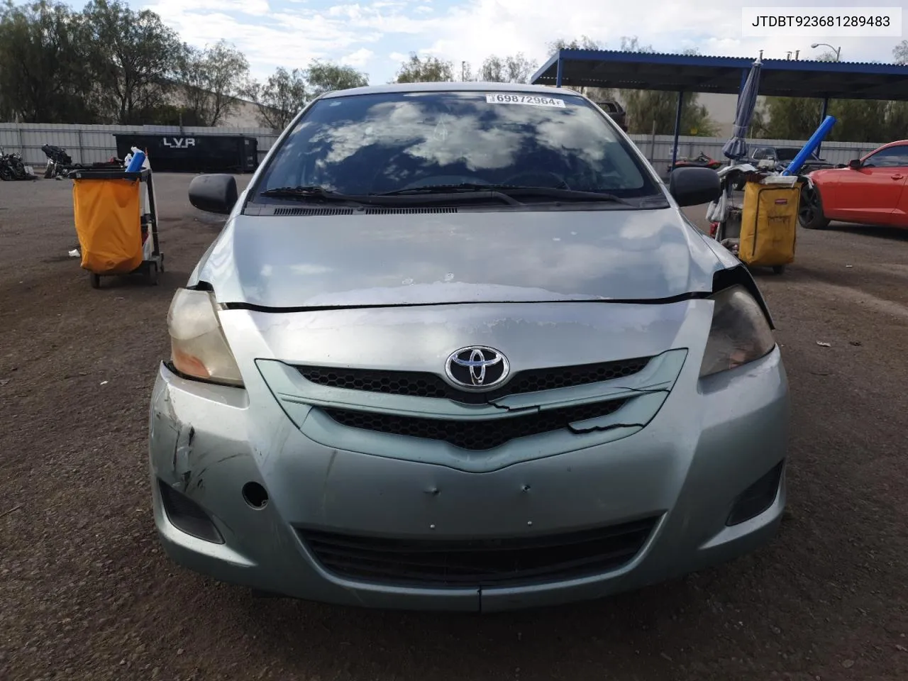 JTDBT923681289483 2008 Toyota Yaris