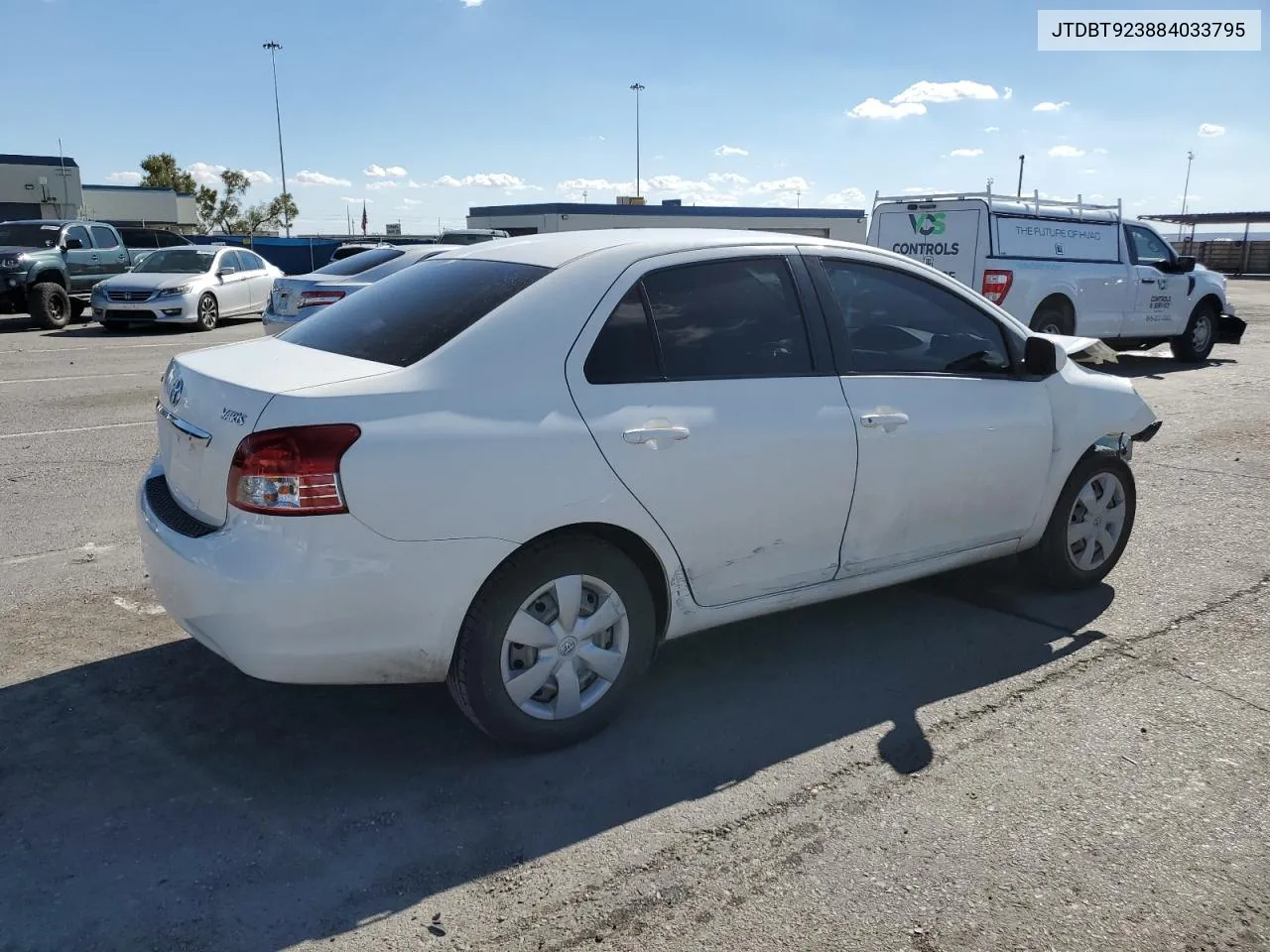 2008 Toyota Yaris VIN: JTDBT923884033795 Lot: 70292744