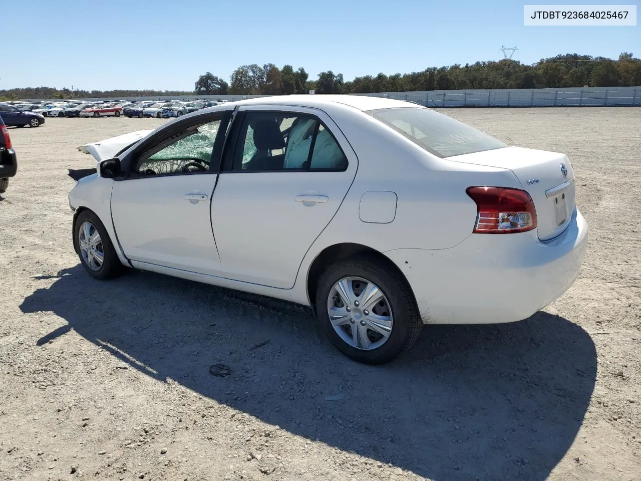 2008 Toyota Yaris VIN: JTDBT923684025467 Lot: 70828684