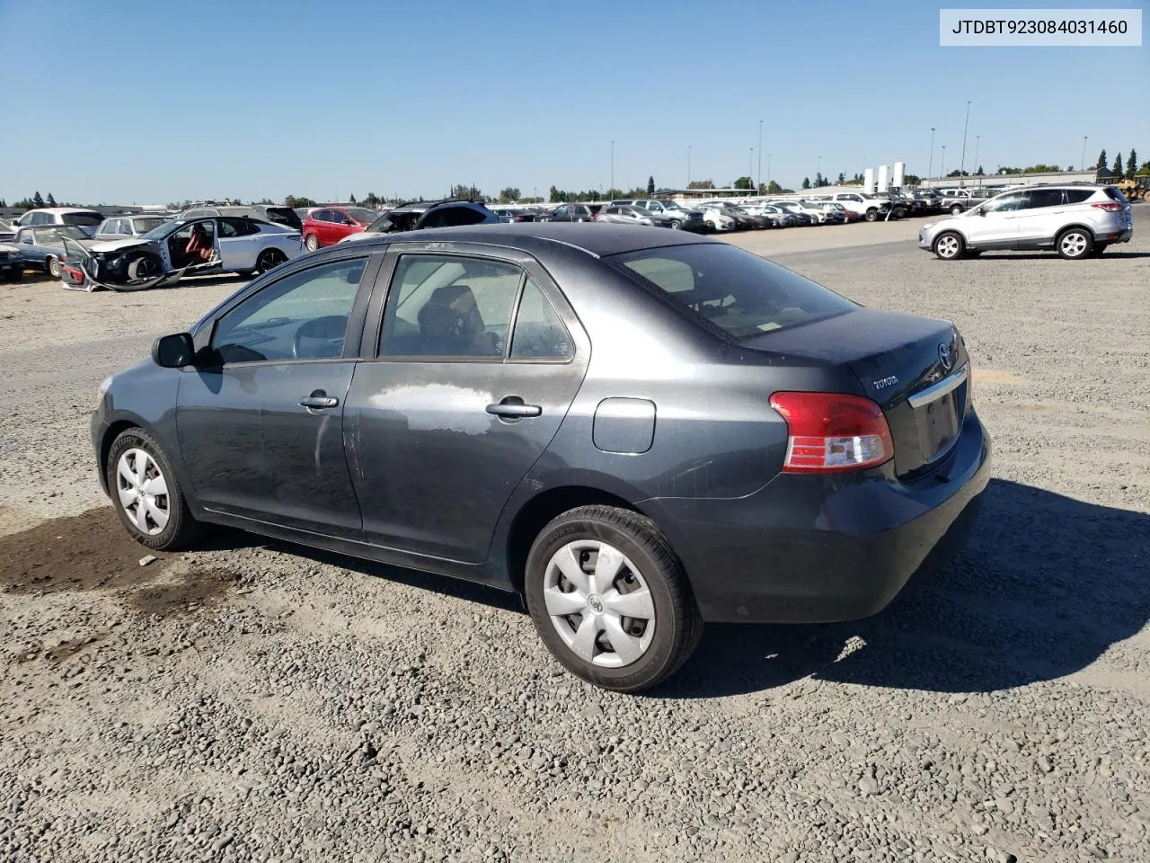 2008 Toyota Yaris VIN: JTDBT923084031460 Lot: 70922644