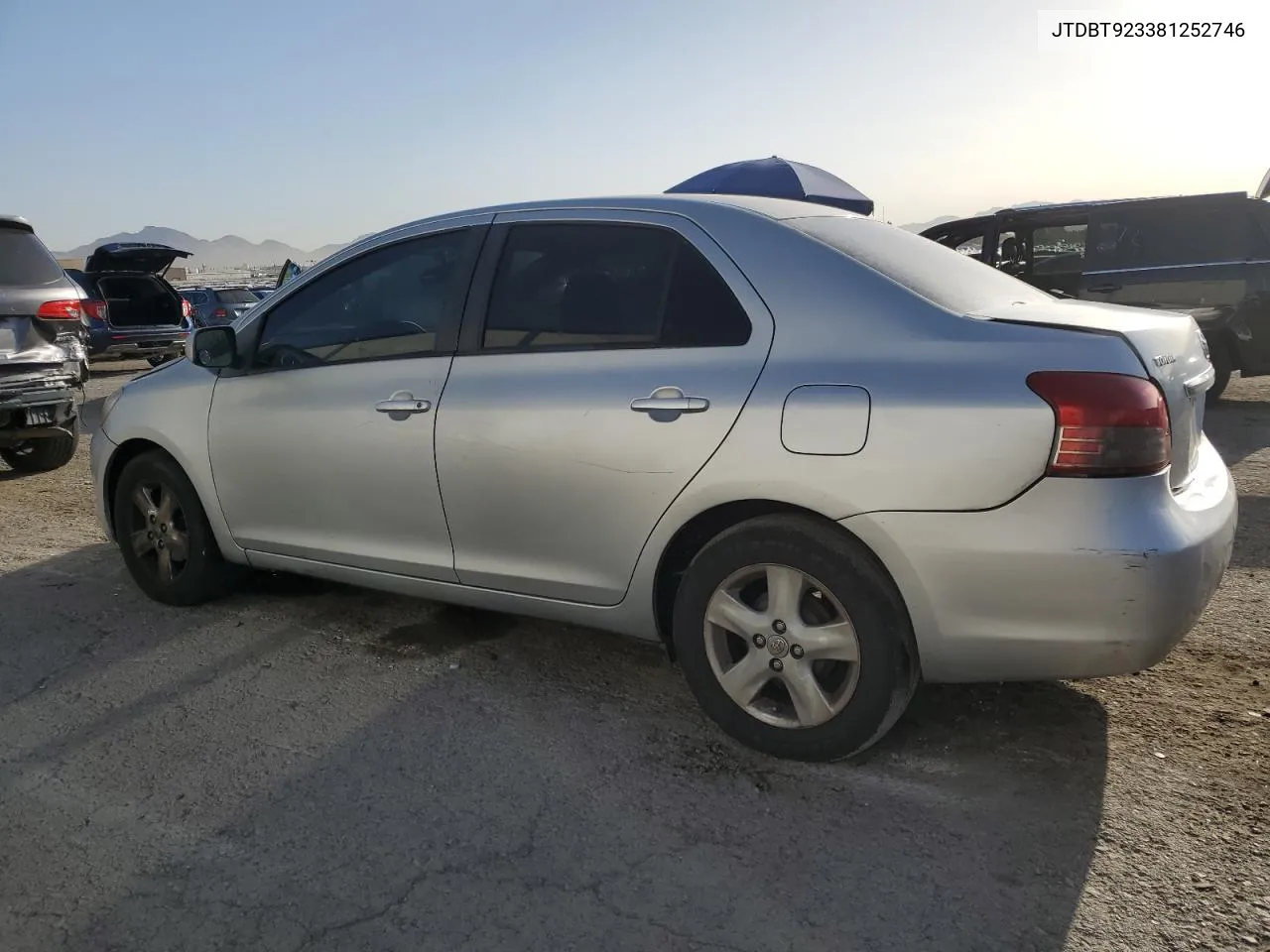 2008 Toyota Yaris VIN: JTDBT923381252746 Lot: 71313934