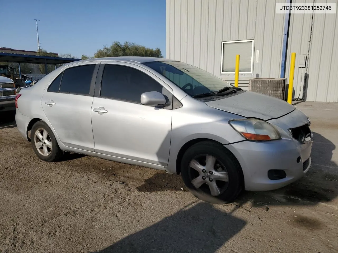 2008 Toyota Yaris VIN: JTDBT923381252746 Lot: 71313934