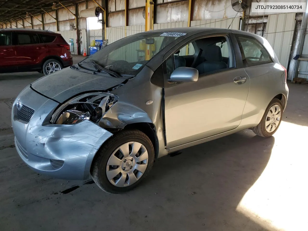 JTDJT923085140734 2008 Toyota Yaris