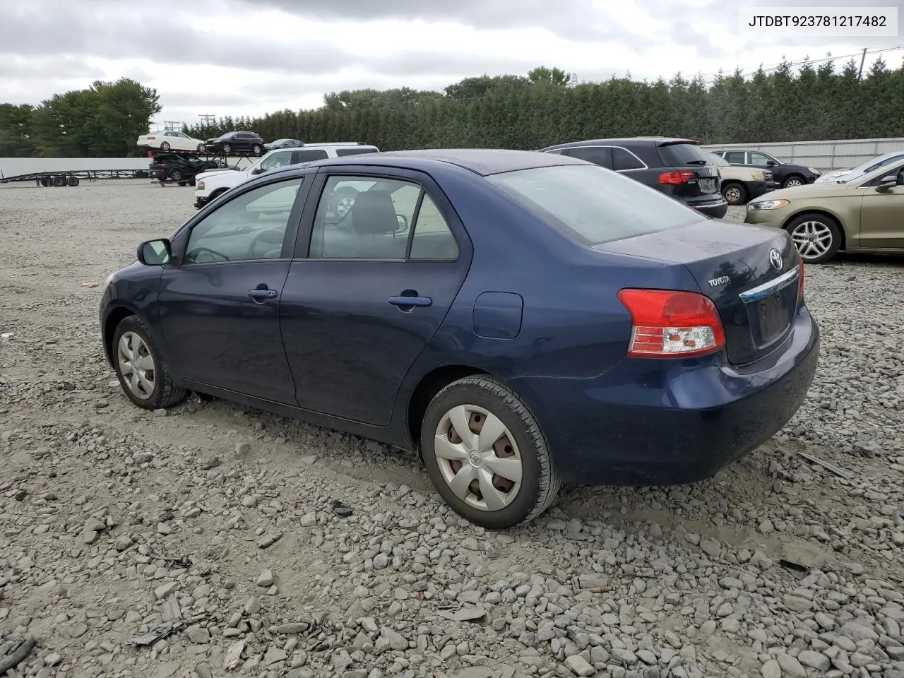 2008 Toyota Yaris VIN: JTDBT923781217482 Lot: 71876094