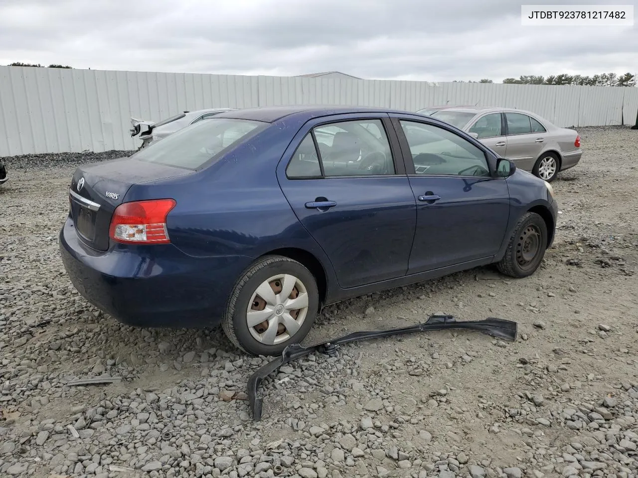 2008 Toyota Yaris VIN: JTDBT923781217482 Lot: 71876094