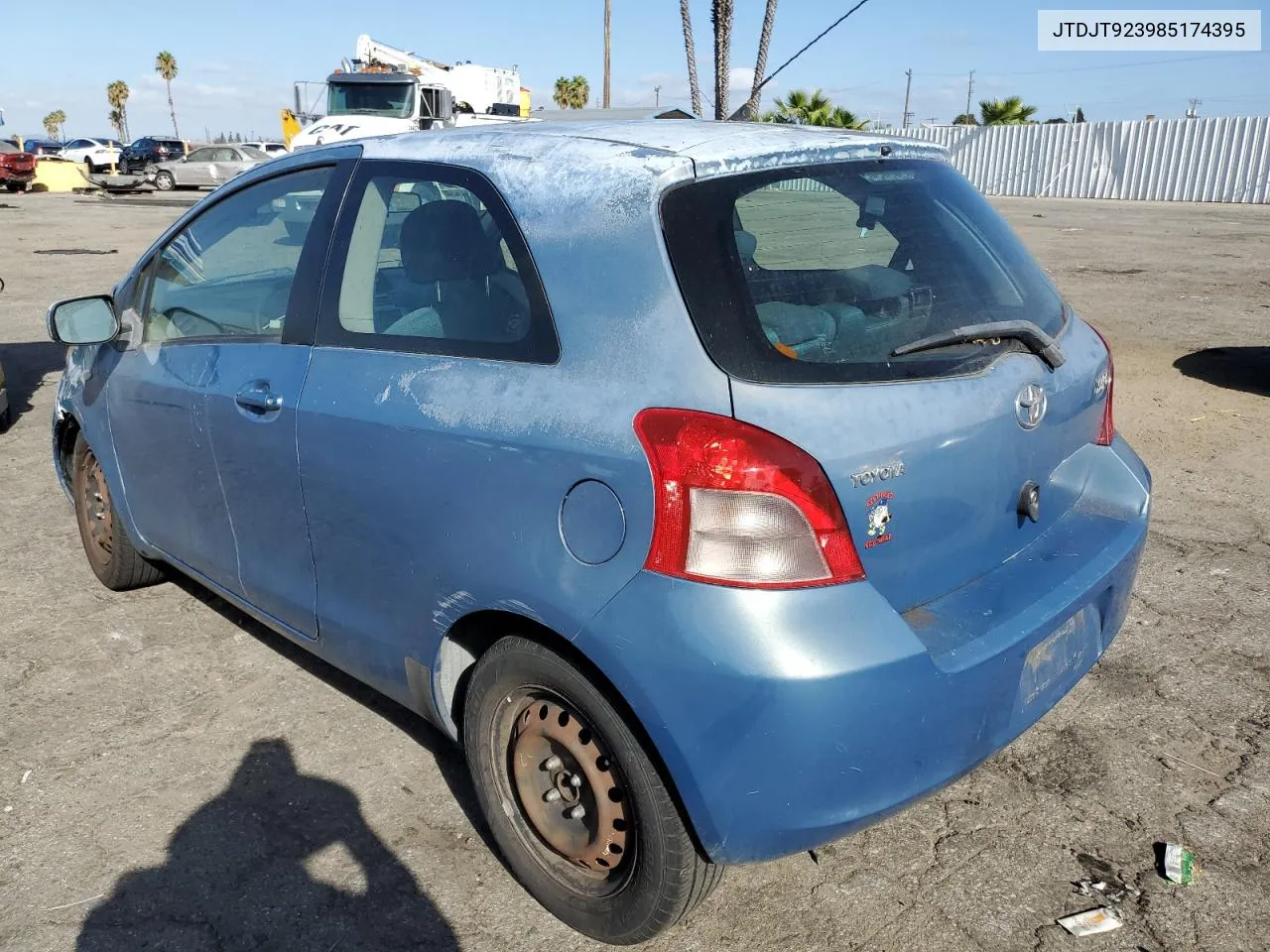 2008 Toyota Yaris VIN: JTDJT923985174395 Lot: 71886454