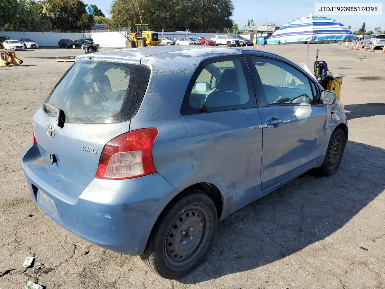 2008 Toyota Yaris VIN: JTDJT923985174395 Lot: 71886454