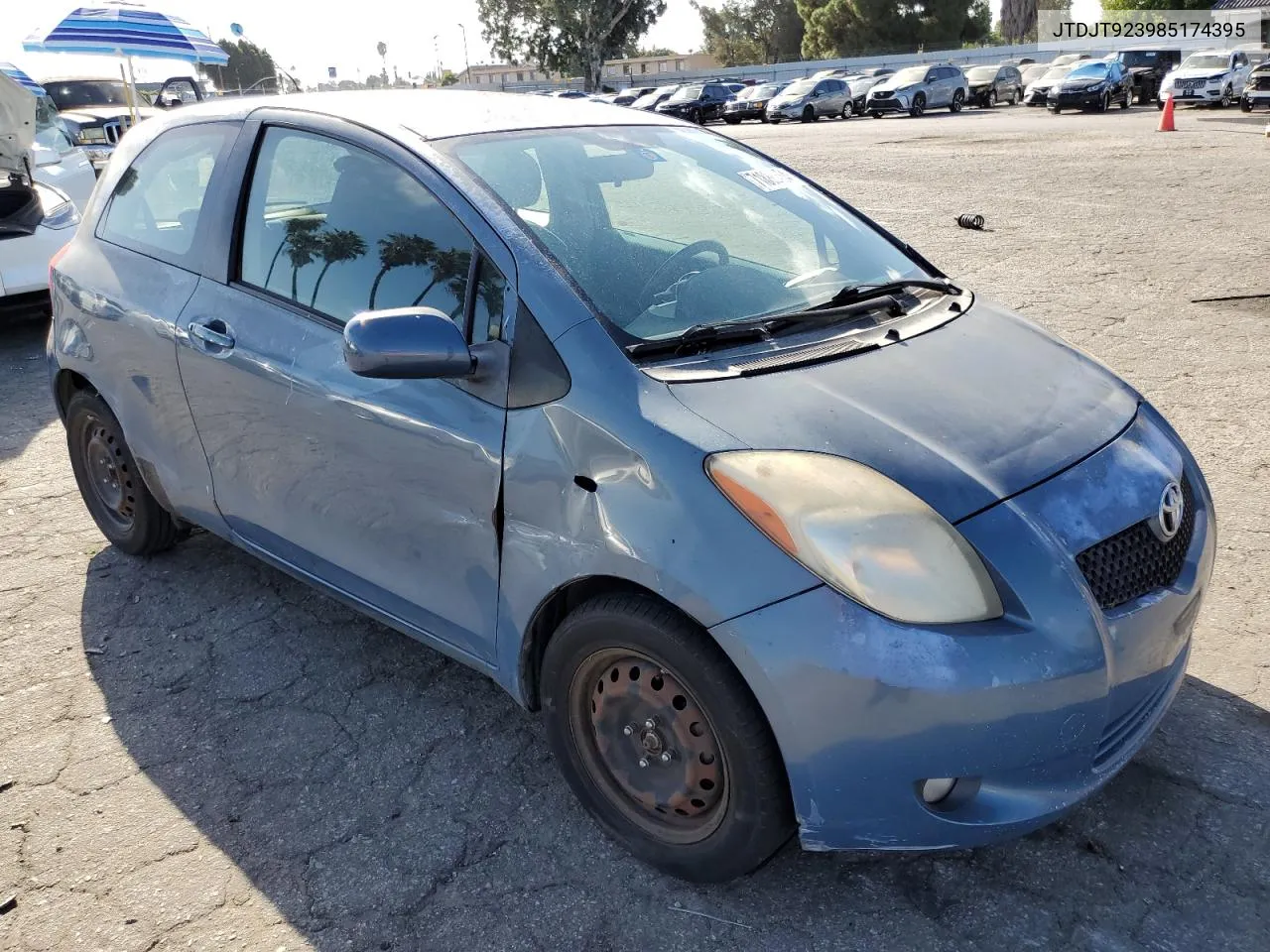 2008 Toyota Yaris VIN: JTDJT923985174395 Lot: 71886454