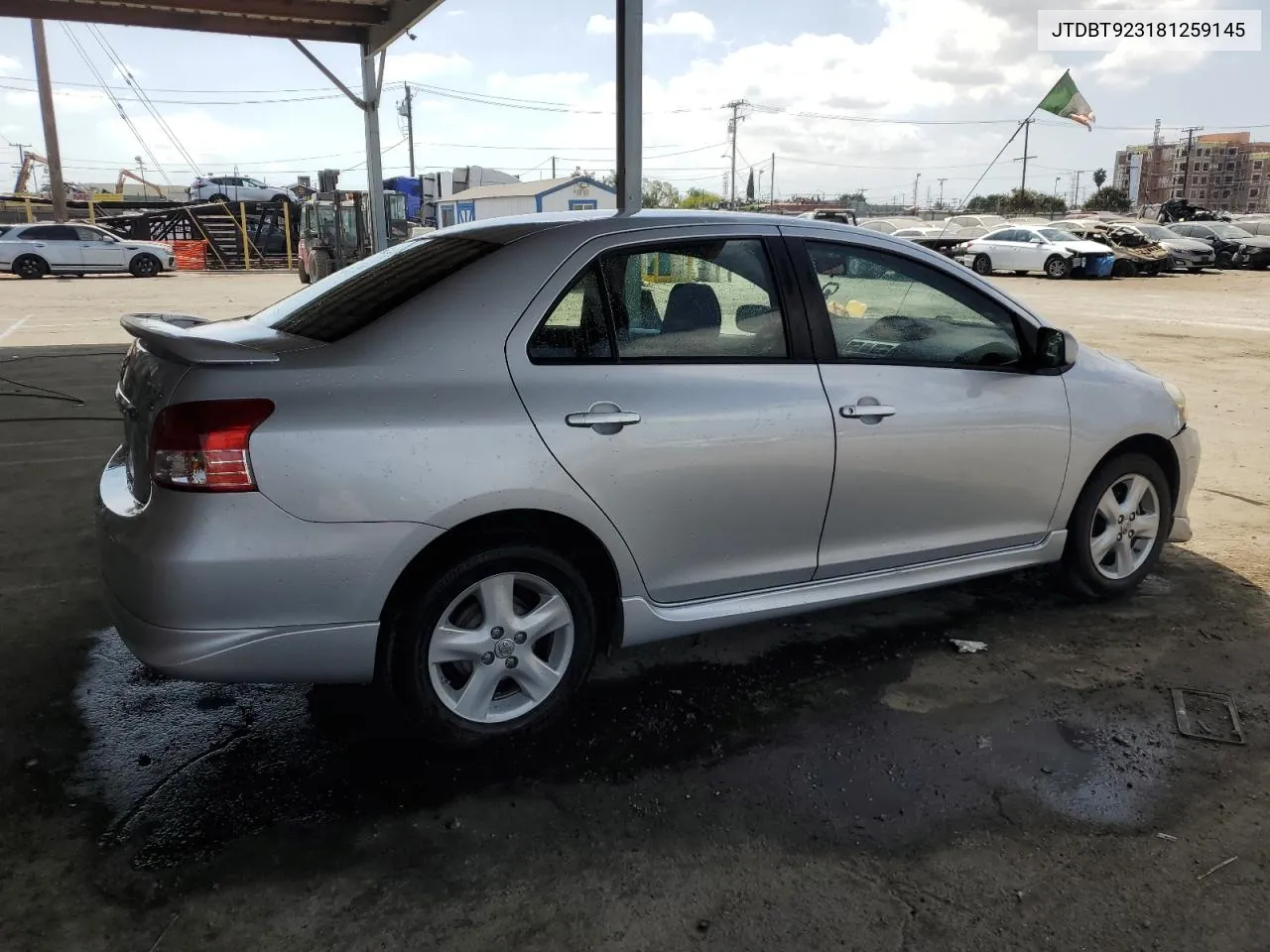 2008 Toyota Yaris VIN: JTDBT923181259145 Lot: 72208424