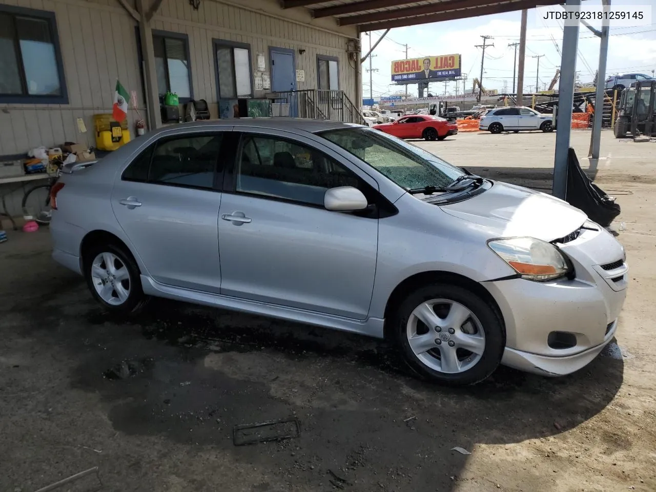 2008 Toyota Yaris VIN: JTDBT923181259145 Lot: 72208424