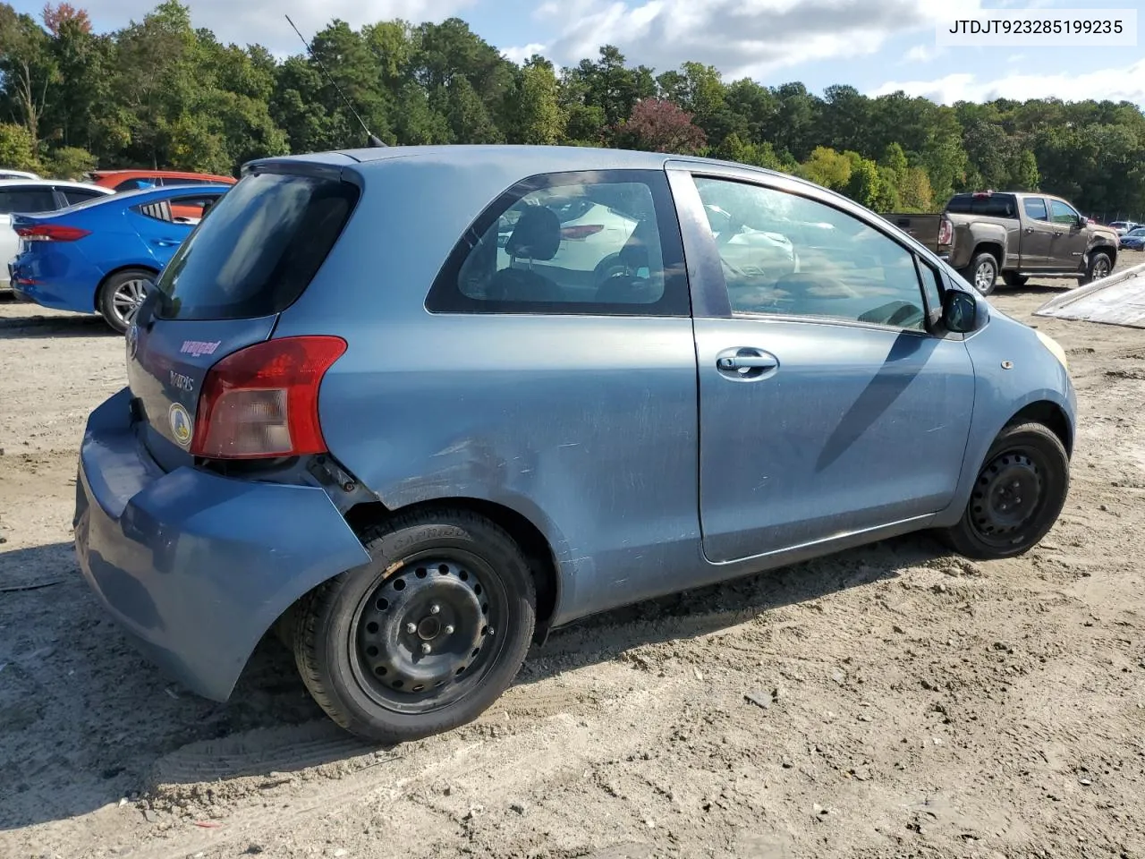 2008 Toyota Yaris VIN: JTDJT923285199235 Lot: 72352074