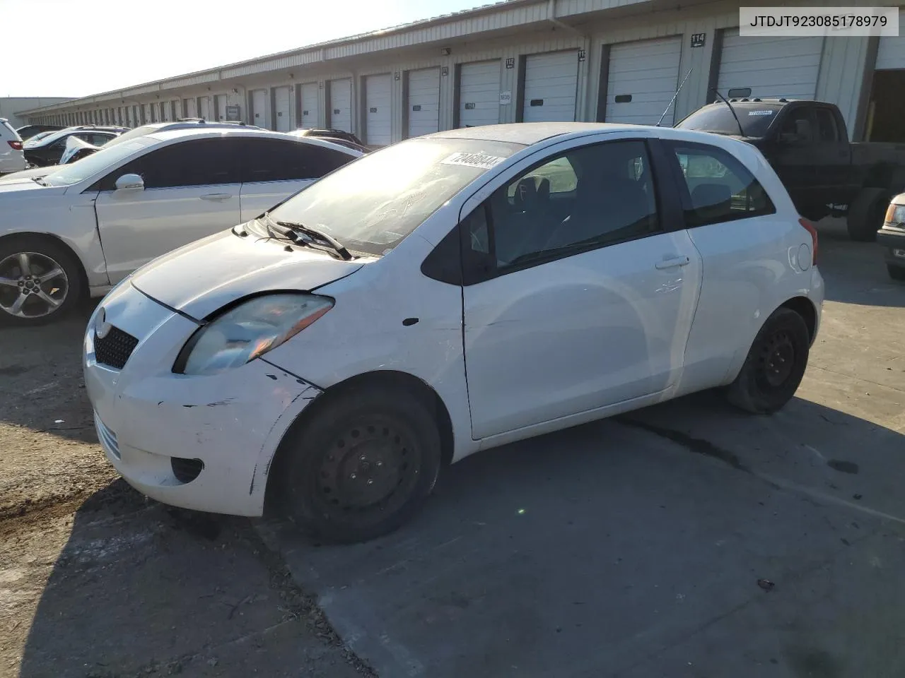 JTDJT923085178979 2008 Toyota Yaris