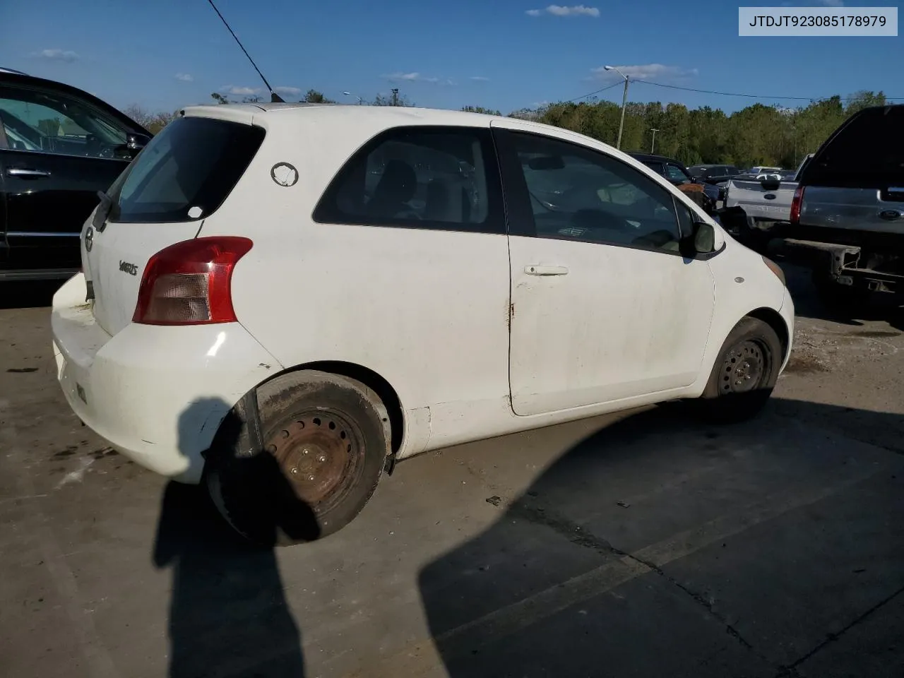 JTDJT923085178979 2008 Toyota Yaris