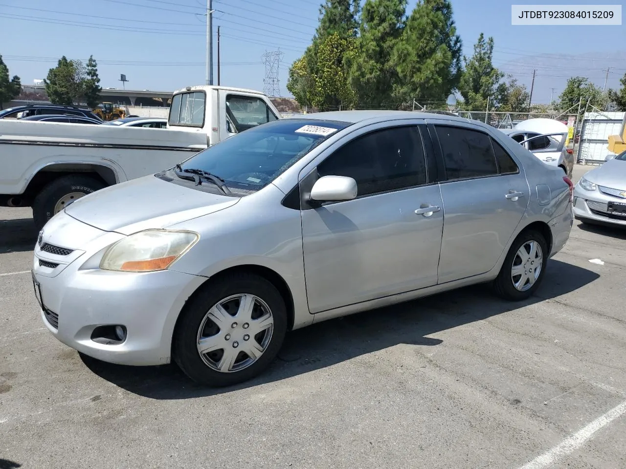 2008 Toyota Yaris VIN: JTDBT923084015209 Lot: 73228314