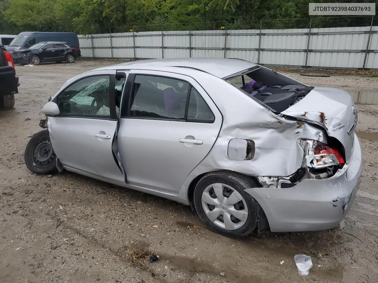 2008 Toyota Yaris VIN: JTDBT923984037693 Lot: 73270334