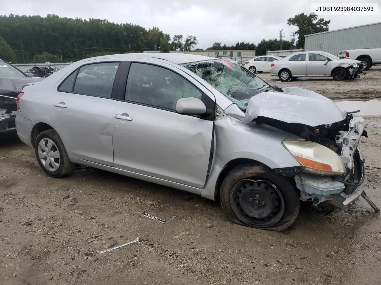 2008 Toyota Yaris VIN: JTDBT923984037693 Lot: 73270334