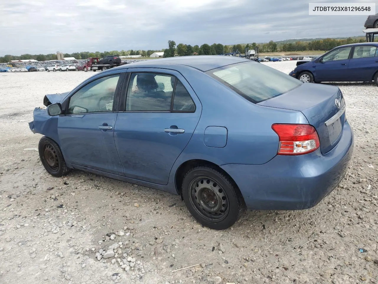 2008 Toyota Yaris VIN: JTDBT923X81296548 Lot: 73547074